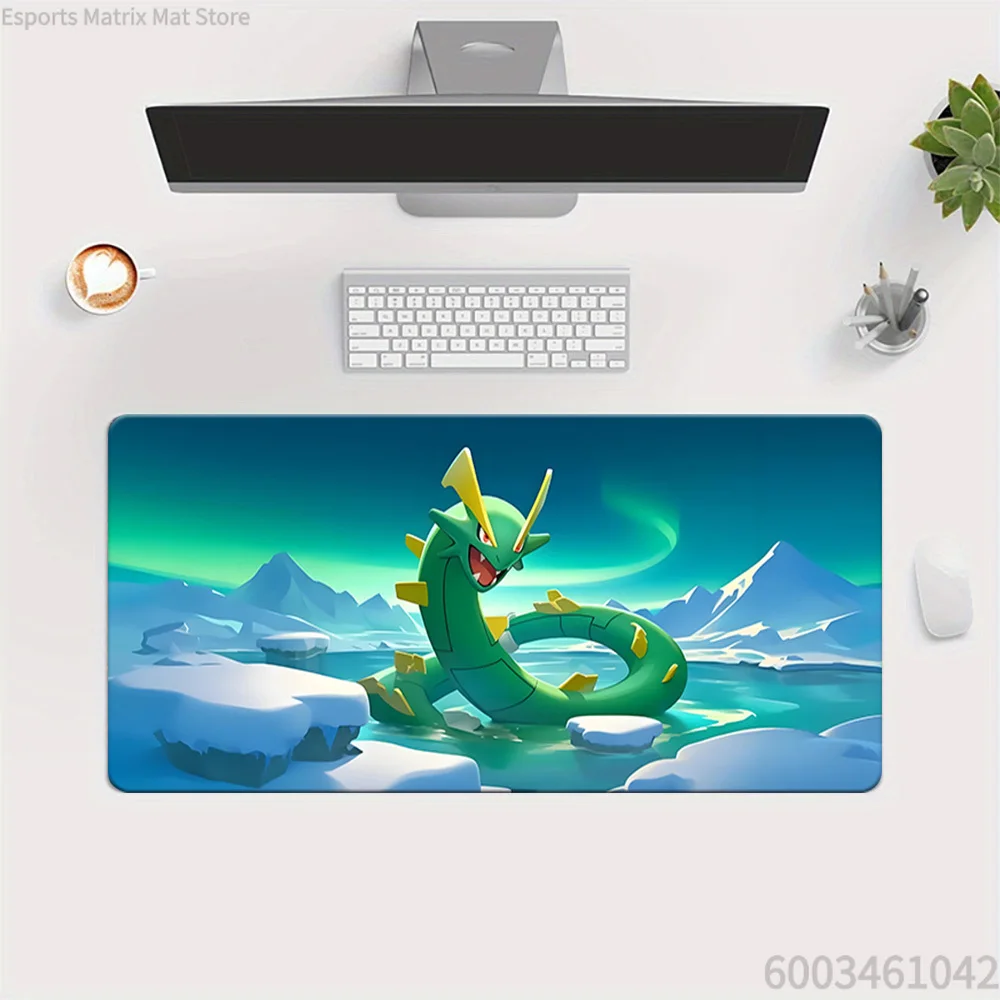 

Pokemon Serperior Icy Aurora Anime Extended Gaming Mouse Pad Large Desk Mat for PC Laptop