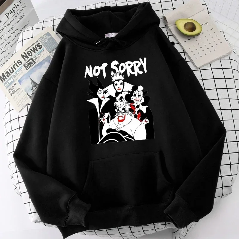 Autumn Fashion Villains Bad Girl Have More Fun Women Men Teen Hoodie Graphic Sweatshirt 90s Harajuku Gothic Pullover Clothes