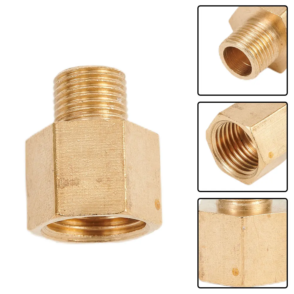 

High Quality Brass BSP-NPT Adapter 1/8 Inch Male BSPT To 1/4" Female NPT Pressure Gauge Joint Copper Pipe Fittings