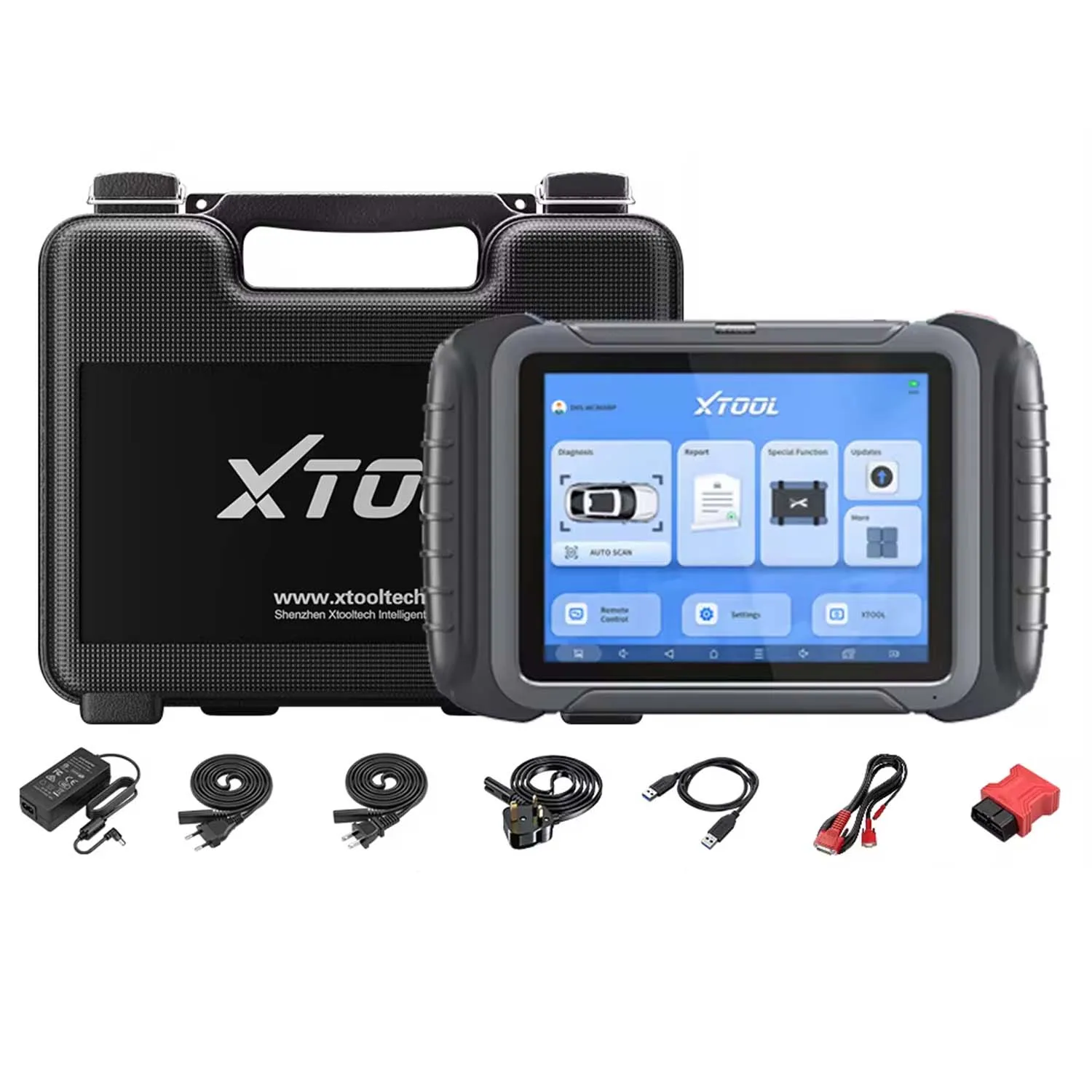 

XTOOL D 8S is Upgraded of XTOOL D 8, Car Diagnostic Scanner Automotivo Tools ECU Coding Key Programming 38+Services Topplogy Map