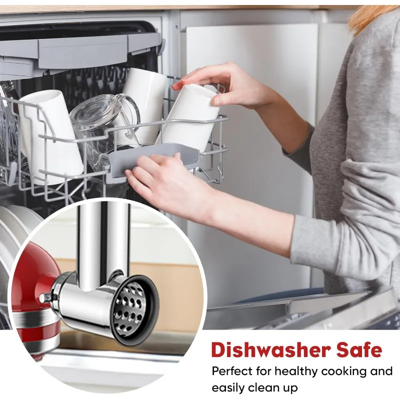 Edelstahl Slicer Shredder Aufsatz für Stand mixer, Käsereibe Aufsatz für, Salat macher