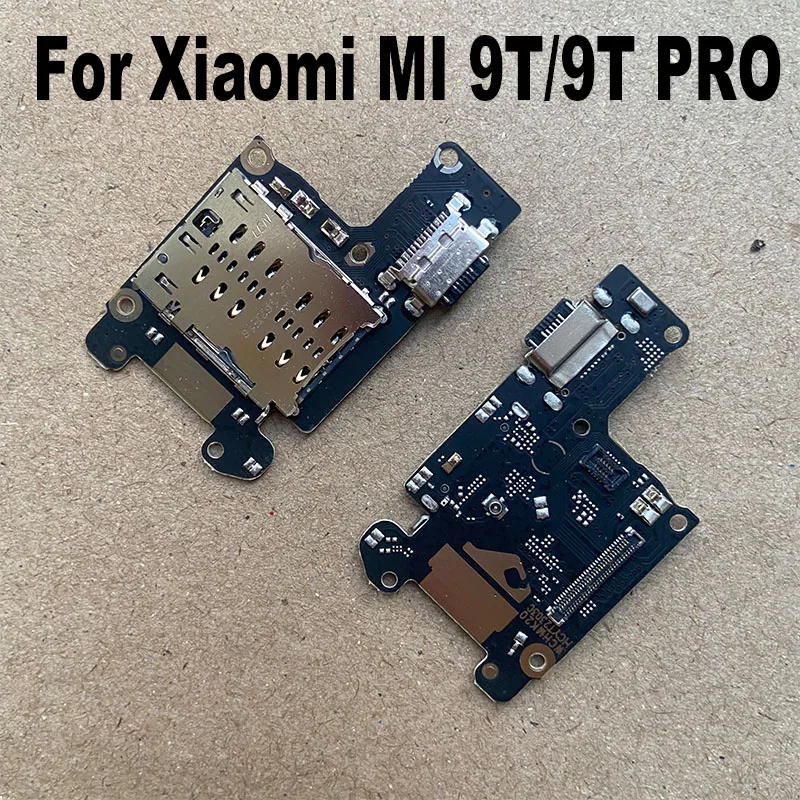 For Xiaomi MI 9T PRO USB Charging Dock Port Mic Microphone Connector Board Flex Cable With IC Repair Parts MI9T Fast