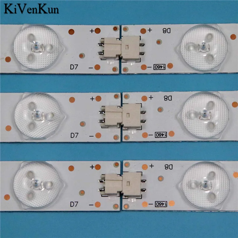 New LED TV Illumination Bars IC-B-HWT39D060L/R Backlight Strip For Avol AET39220FM Array Bands 180-W00-390000H Planks Matrix