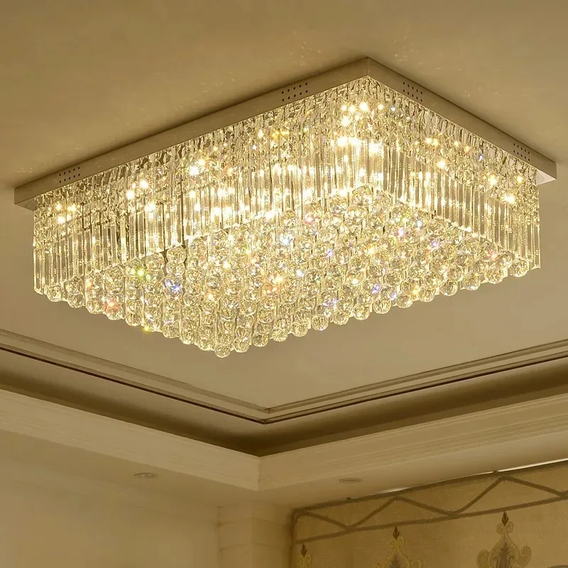 

Modern Luxurious Crystal Chandelier Modern Ceiling Lamps Living Room Bedroom Dining Room Lighting Home Decor Elegance