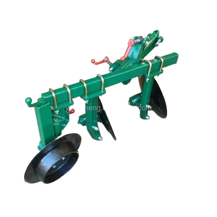 Agriculture Machinery Hand Tractor Hitch Rotary 2 Disc Plough Farm Cultivator Plow Machine