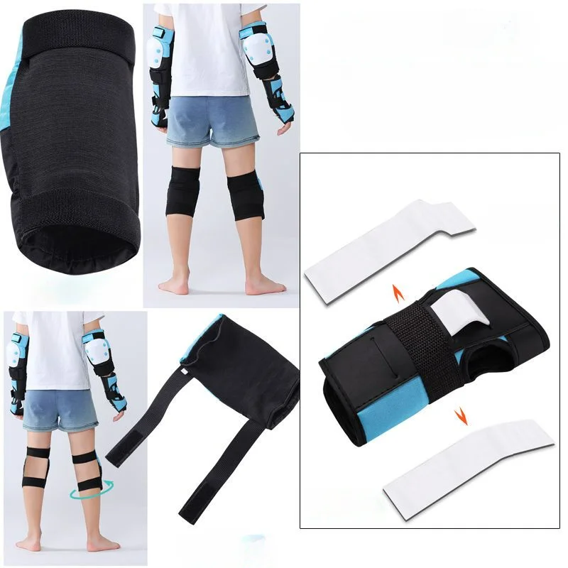 Roller Skating Protective Gear Children Professional Protection Set Kids Teenagers Balance Car Knee Pads Riding Skating Gear