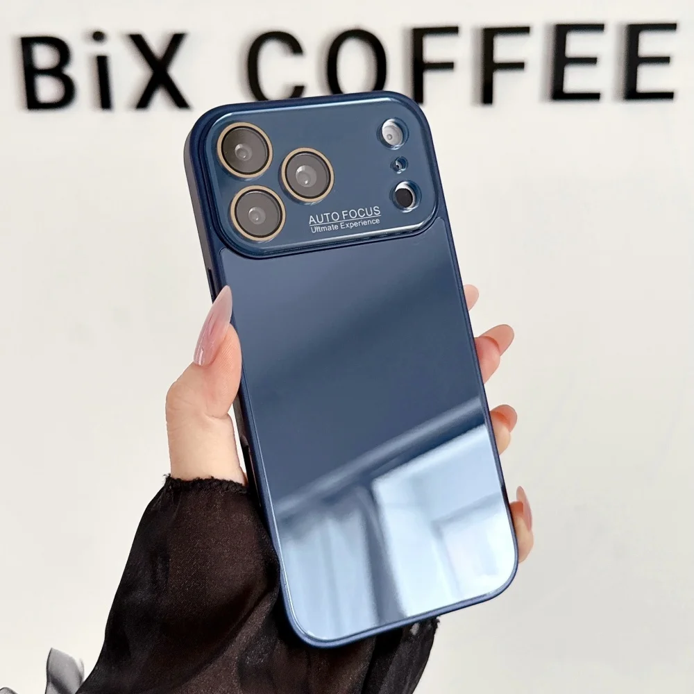 Luxury Candy Color Tempered Glass Camera Protection Case for iPhone 17 16 15 14 13 12 11 Pro Max 17 16 15 Pro 14 13 12 11 Cover view 4