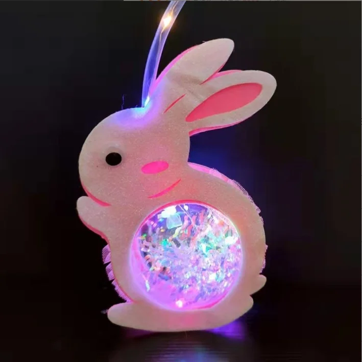 Traditional Lantern Portable Dinosaur Rabbit Flamingo Decor Lamp Children Toy Lamp Mid-Autumn Festival Spring Festival Gift