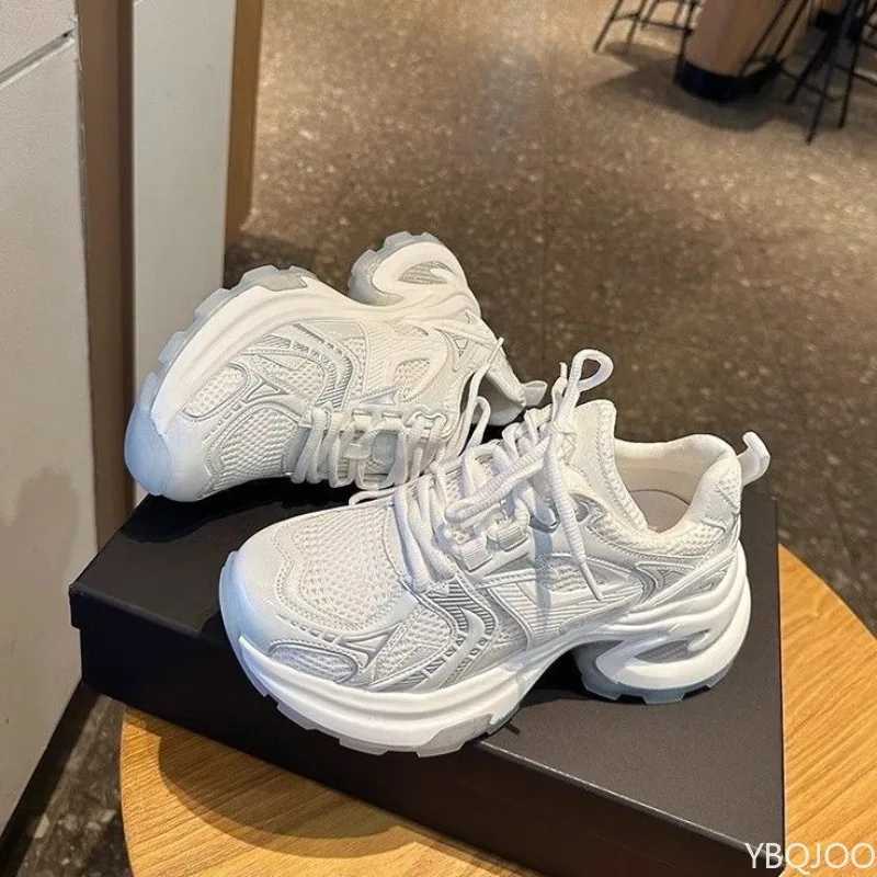 Große Herbstmode, atmungsaktiv, leicht, lässig, bequem, Damenschuhe, vielseitige Damen-Sportschuhe mit flachem Boden