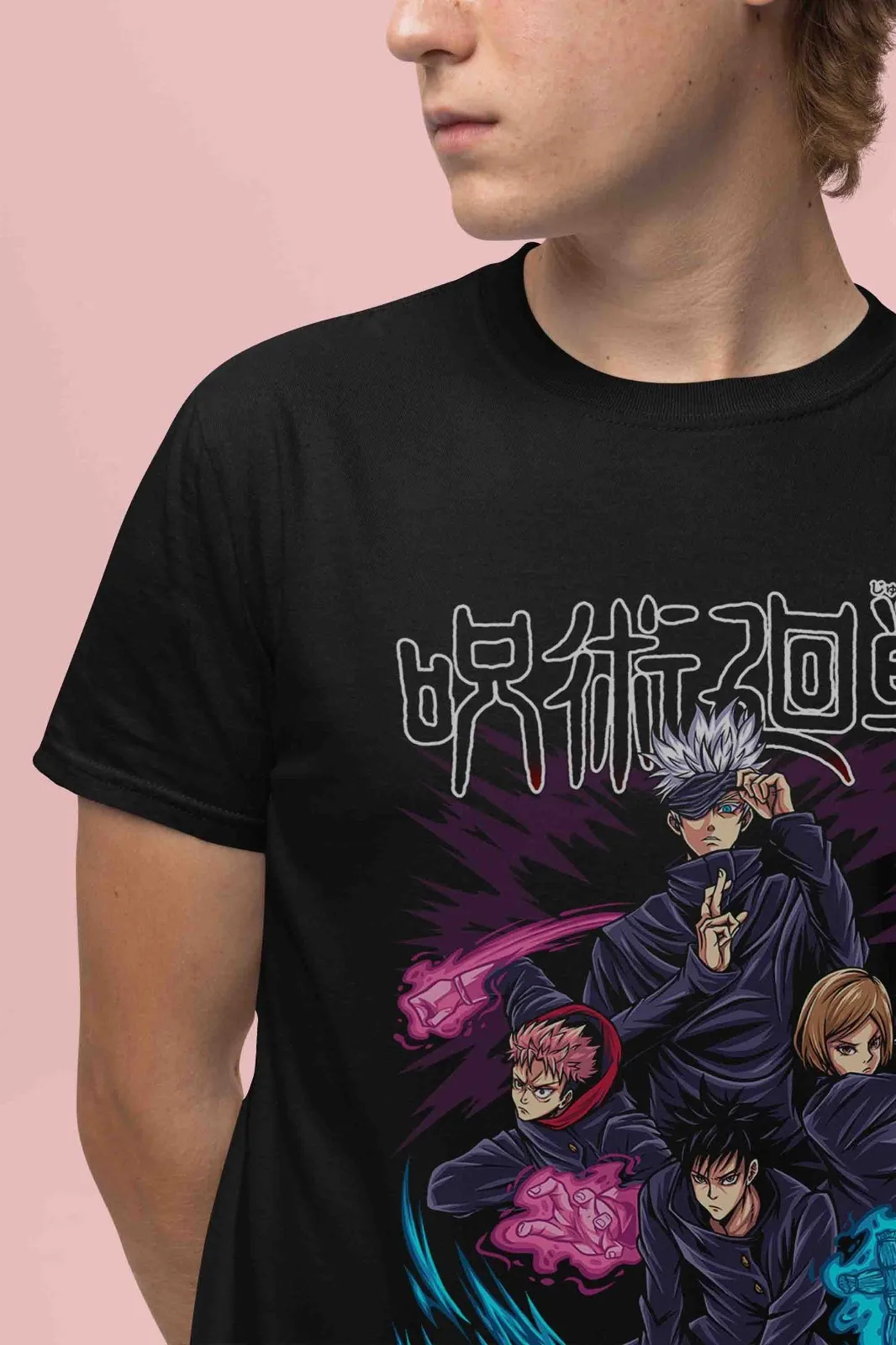 Jujutsu Kaisen Shirt Gojo T-Shirt Itadori Top Nobara Tshirt JJK Anime Megumi Tee