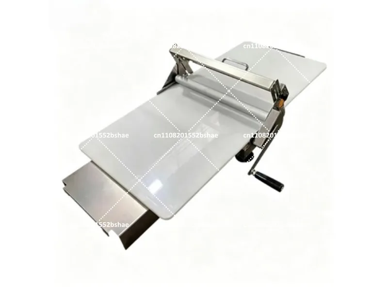 30x80cm Commercial Dough Sheeter, Pizza Puff Pastry Roller Machine, Adjustable Thickness 1-17.5mm for Bakery