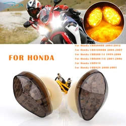 Universal 2Pcs Motorcycle Led Turn Signal Indicator Light Lamp Bulb Blinker Flashers For Honda CBR 600RR 1000RR 2004-2007 05