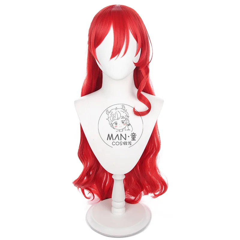 هونكاي: شعر مستعار ستار ريل هيميكو التنكري، شعر طويل مجعد، عبوة شعر وردية منفصلة، هدية الهالوين