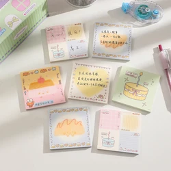 100/250 Sheets Square Cake Style Memo Note Pads Paper To Do List Journal Paperlaria DIY Material School Stationery