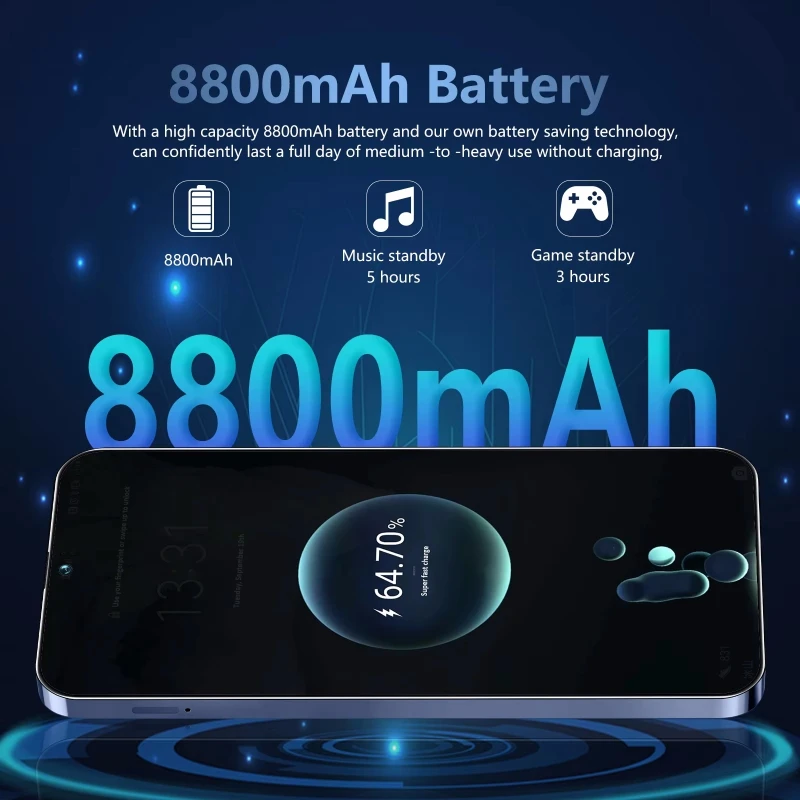 هاتف ذكي Pova 6 Pro أصلي 5G Dimensity9200 7.3 بوصة 22G + 2 تيرا بايت هاتف محمول ثنائي الشريحة هواتف محمولة 50 + 108MP Android14 غير مقفلة NFC
