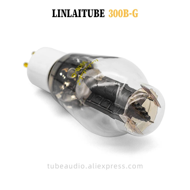 2026 Linlai Hifi 300B Carbon Plate Great Low Bass Ceremic Base Repalce Psvane/Shuguang/WE300B Matched Pairs One Pcs