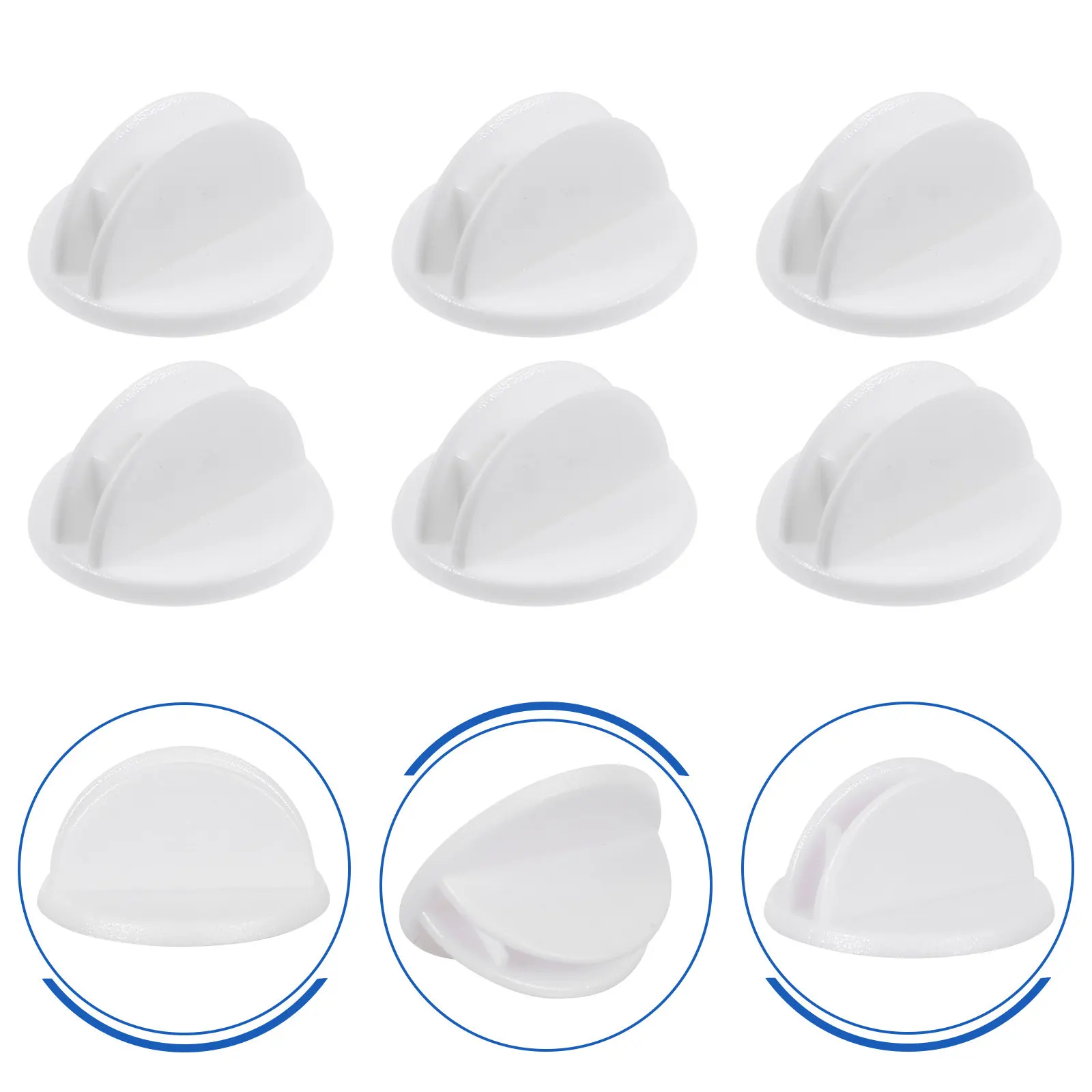 

100 шт. мини-пластиковых зажимов для этикеток, легко прикрепляемые держатели ценников для полок магазинов, для отображения заметок и организации