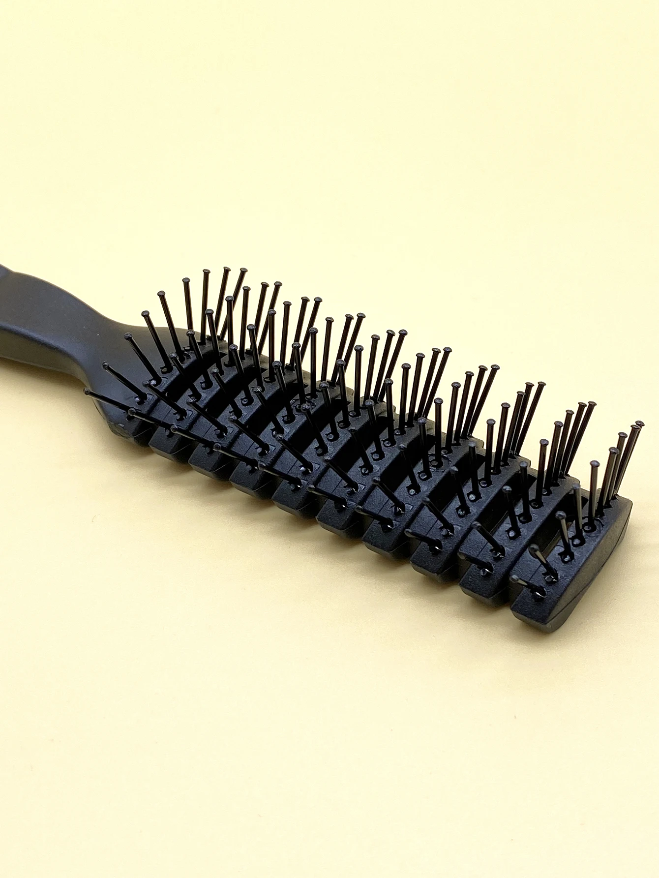 1 Piece Men Fluffy Hair Curly Brush Salon Hairdressing Combs Anti-static Massage Hair Care Ribs Comb Nine-Row Comb Styling Tools