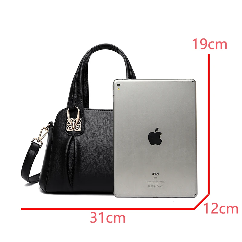 High Quality Soft Leather Large Capacity Woman Handbag Fashion Shoulder Messenger Bag Luxury Design Crossbody Purse Female Tote