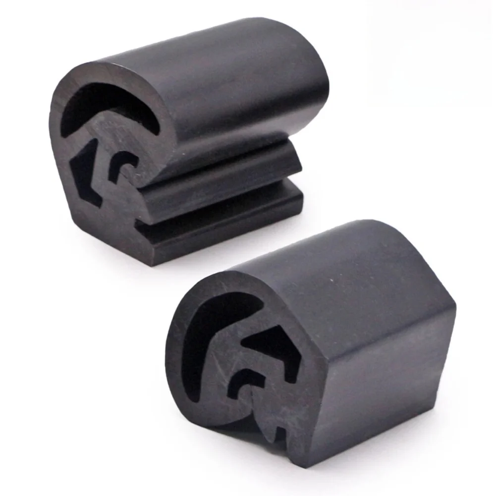2Pcs Side Hood Rubber Damper For Mitsubishi For L200 1996-2005 MB513055 Hood Front Cover Both Sides Cushion Rubber Silencers