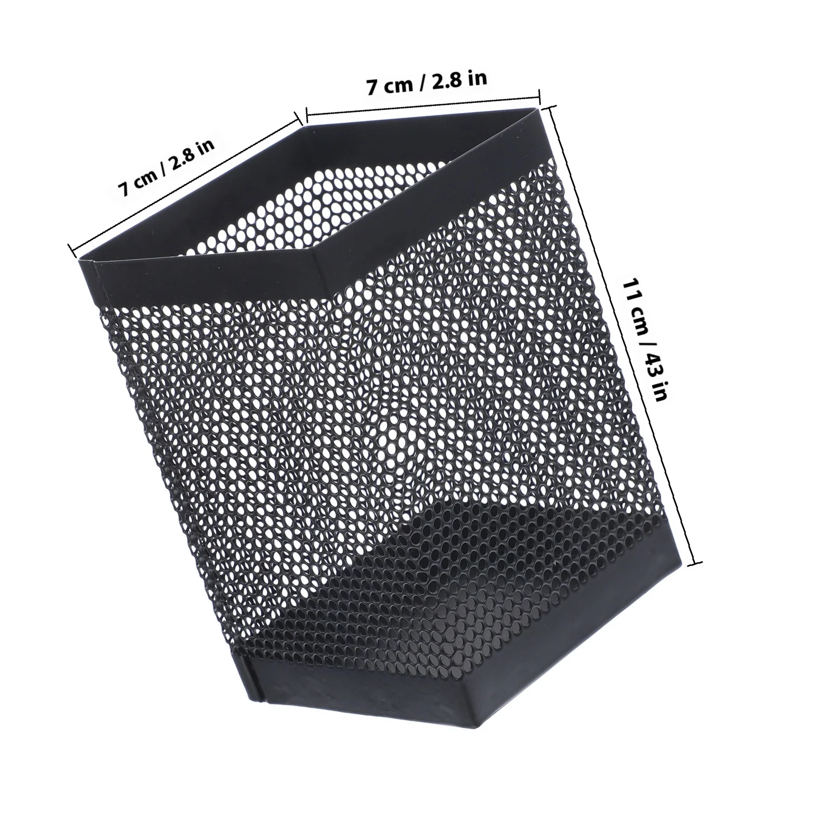 Metal Pen Organizer Mesh Design Portable for Bedroom Study Room Office Desk Accessories Storage Marker Holder for Wall