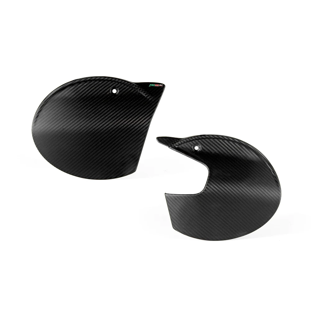 Carbon Fiber Side Panels Modification Motorcycle Side Fairing Accessories Number Plates For Ducati Scrambler Cafe Racer 2017 - Image 2