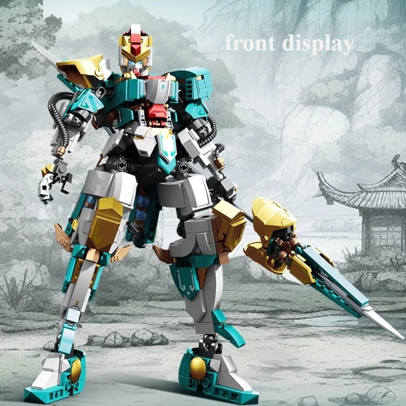 

SEMBO Трансформирующий Мех, мелкие частицы, строительные блоки, игрушка для сращивания для мальчиков, праздничный подарок, сделай сам, модель головоломки, подарок на день рождения, игрушки