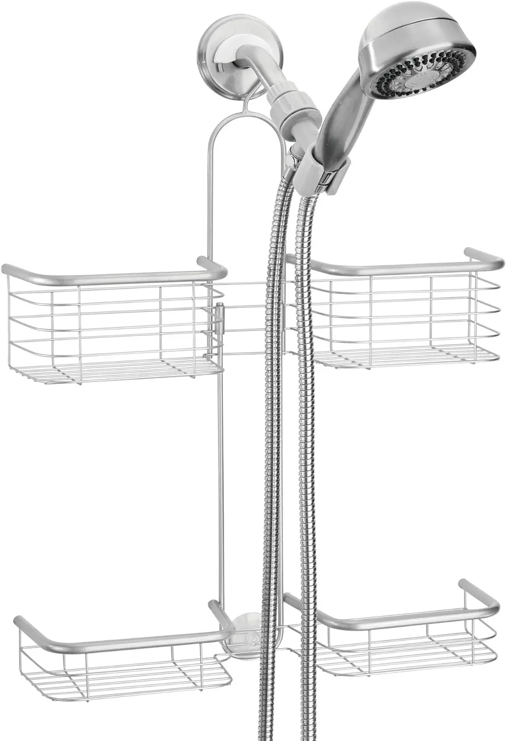 iDesign Forma Shower Caddy, Satin: Secure and Stylish Bathroom Storage