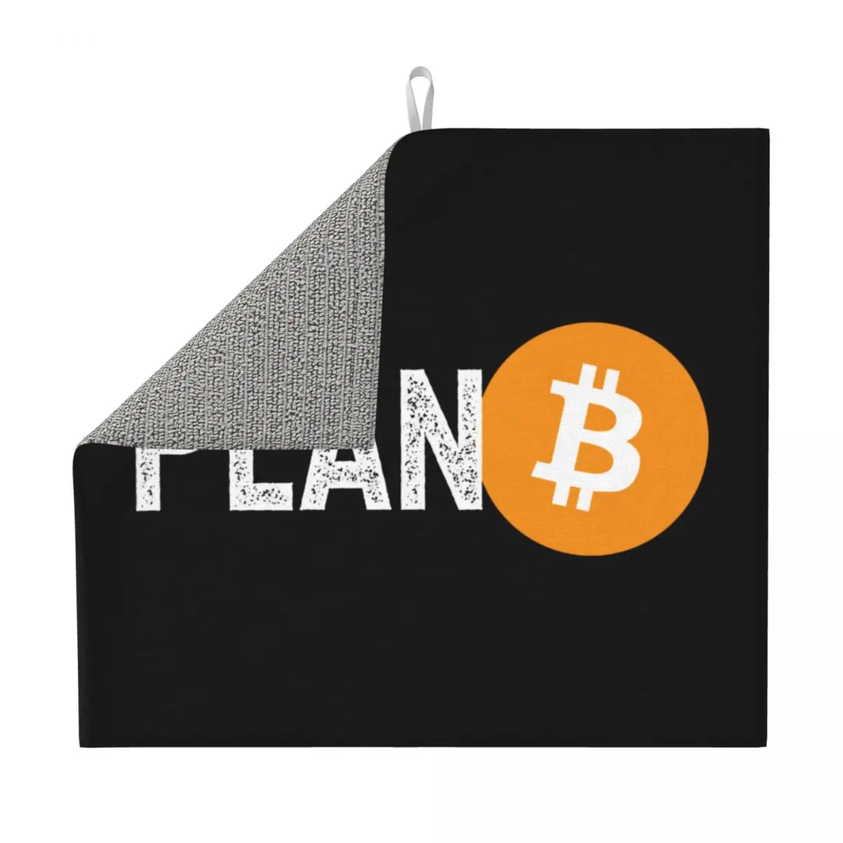 Custom Plan Bitcoin Dish Drying Pad Custom Absorbent Plan B BTC Geek Microfiber Quick Dry Drainer Mats