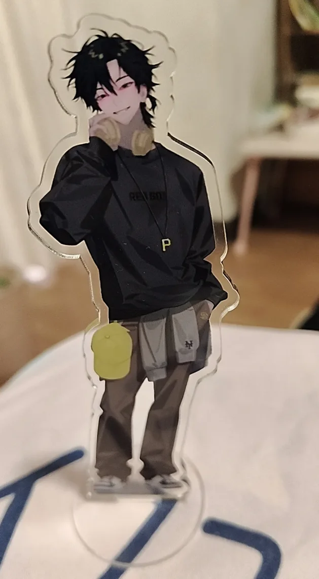 15cm 링크 클릭 애니메이션 찰스 루카스 린 조 코스프레 아크릴 피규어 스탠드 모델 데스크탑 장식품 테이블 장식 수집 선물