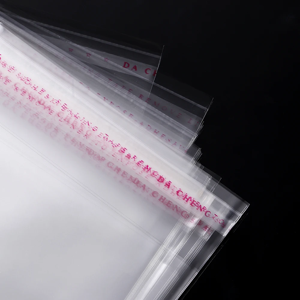 100 teile/los Verschiedene Modelle Wiederverschließbare Polybeutel Transparente Opp Plastiktüten Selbstklebende Dichtung Schmuck Machen Tasche – Detail 6