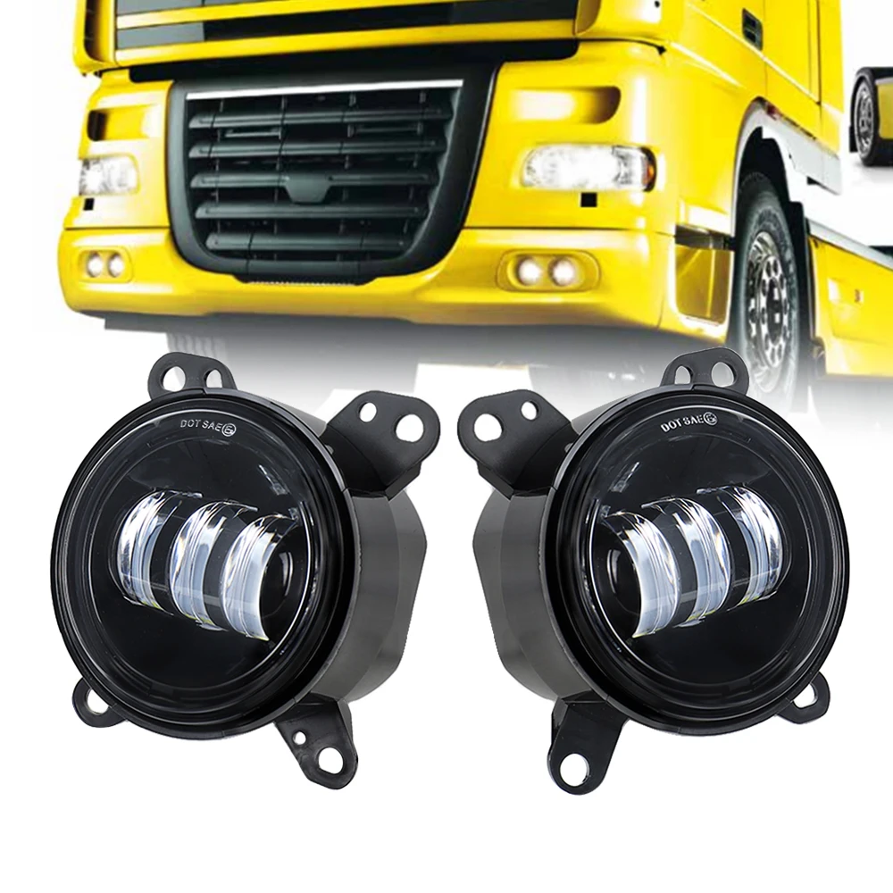 

1 Pair LED Fog Lamp Assembly Truck Light for DAF XF 105