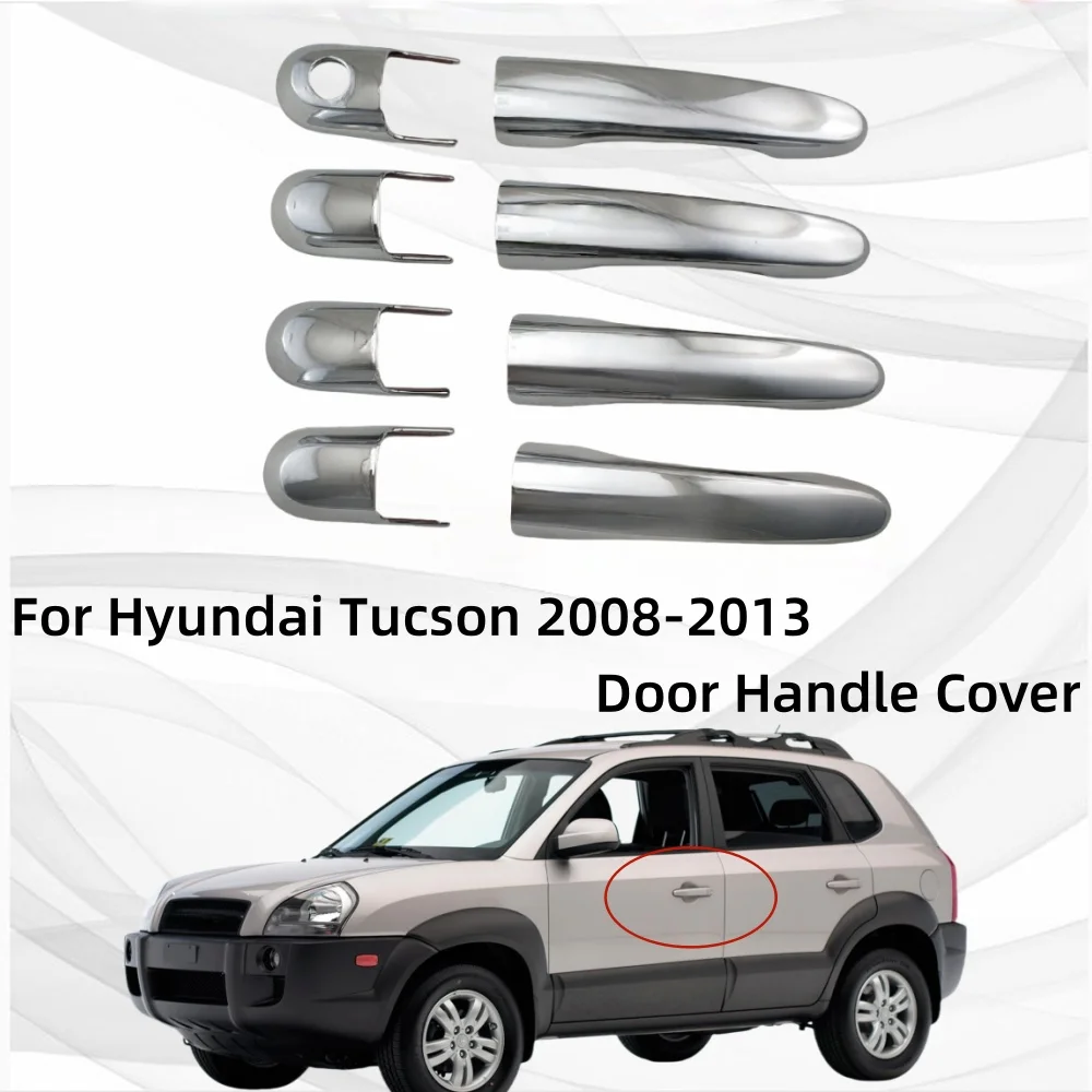 

Car upgrade Exterior Chrome Door Handle Cover Trim Cars Accessories For Hyundai Tucson 2008 2009 2010 2011 2012 2013