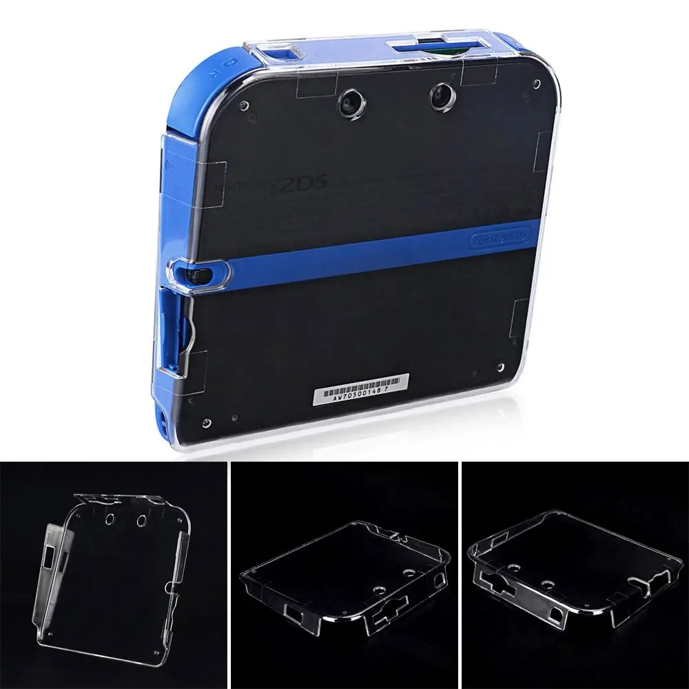 Shockproof Crystal Case para Nintendo 2DS, Shell protetor, Hard Case, Game Console, Habitação
