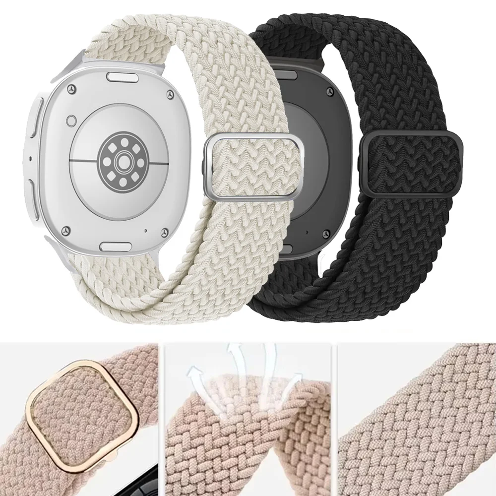 �y�Z�[�����zSamsung Galaxy Watch 8/8 Classic�p �҂ݍ��݃\�����[�v�X�g���b�v ���߉\�ȃi�C�����x���g �u���X���b�g correa Galaxy watch 8 44mm 40mm�o���h