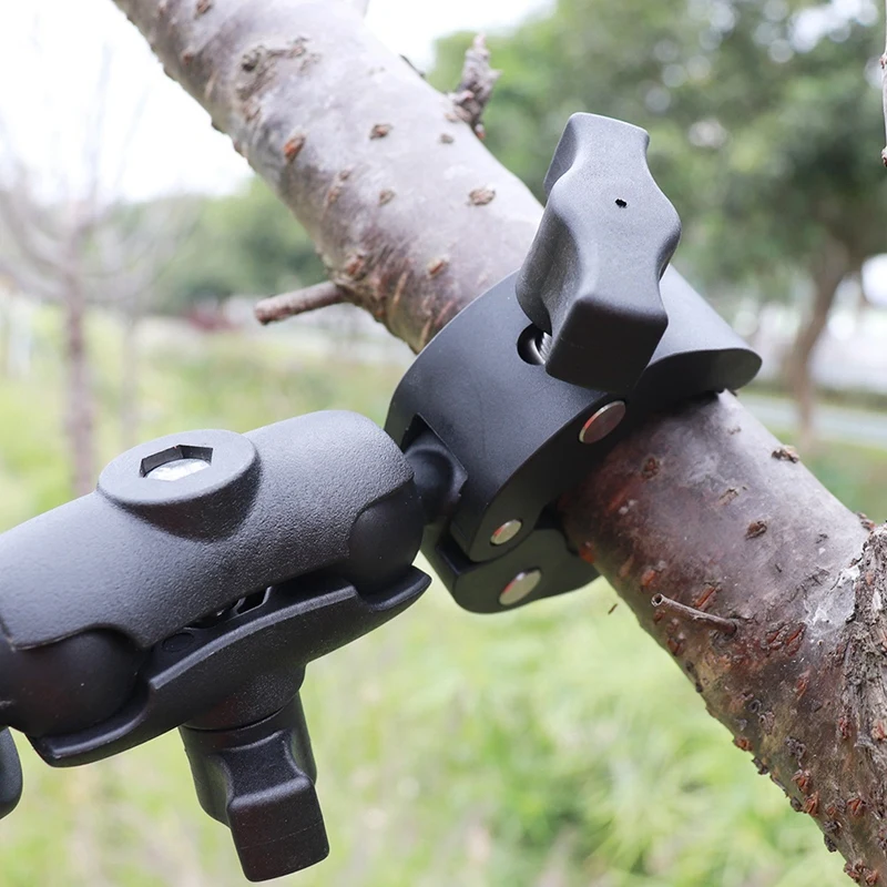 Support de caméra d'action Super Clamp, moniteur à tête sphérique 360 °, pièces de rechange pour caméra de sport de moto Gopro Bike