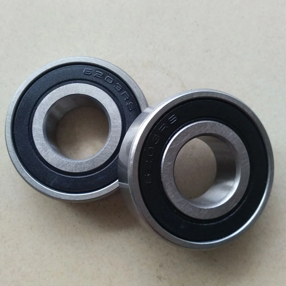 

2pcs 6203-2Rs 40X40X12Mm Sealed Bearing Shielded Deep Groove Ball Wheel Bearing For Electric Motors Agricultural Conveying