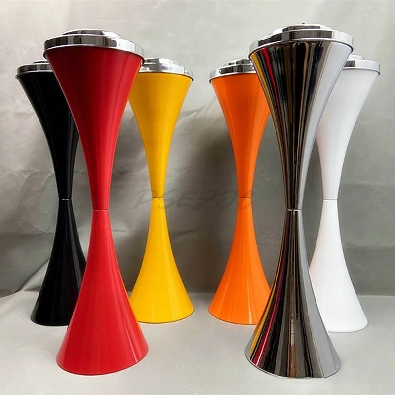Creative Bathroom Floor Standing Covered Ashtray Personalized and Fashionable Elevator KTV Toilet Living Room Ashtray