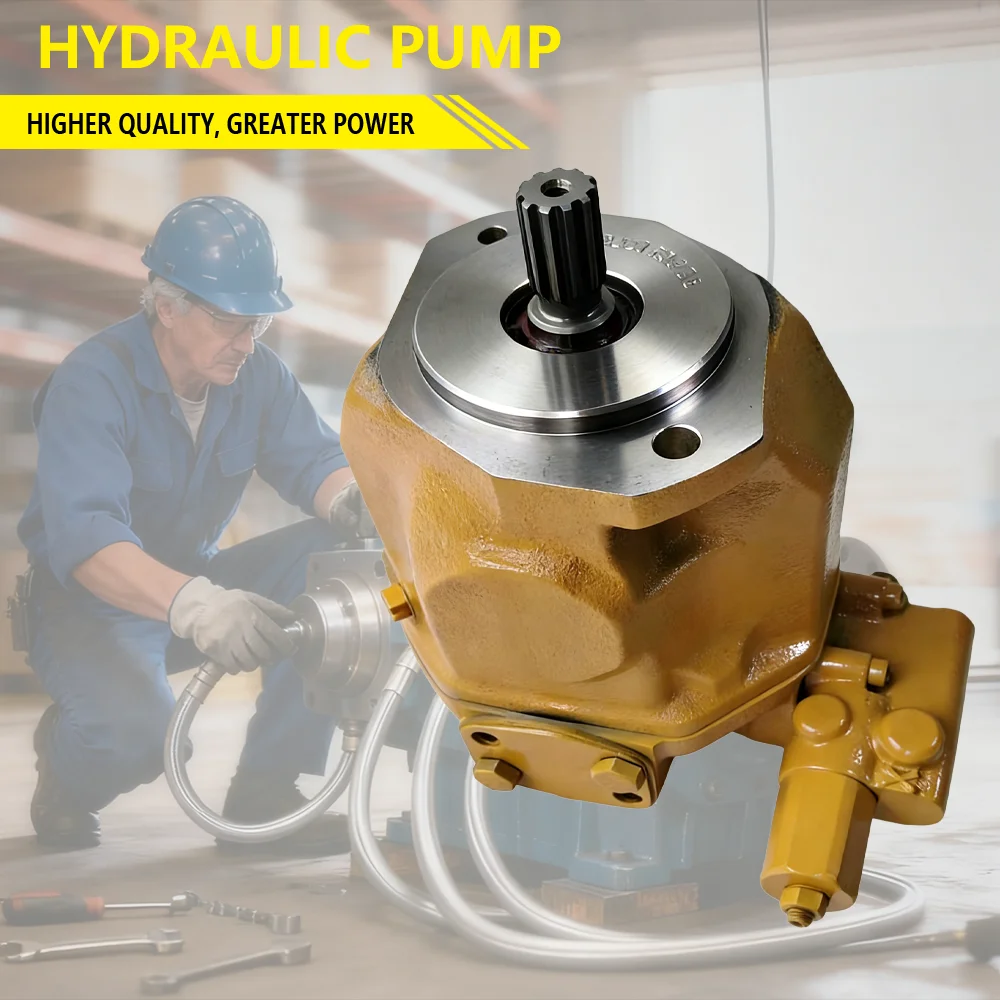 

Oilmax OEM New 1656767 Hydraulic Piston Pump for D350E D400E 3406E Engine Heavy Equipment 1 Year Warranty