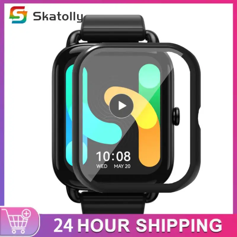 High Quality Haylou Rs4 Plus Watch Case Full Coverage Smart Watch Case Fashionable Durable Tempered Glass Integrated Case Hot