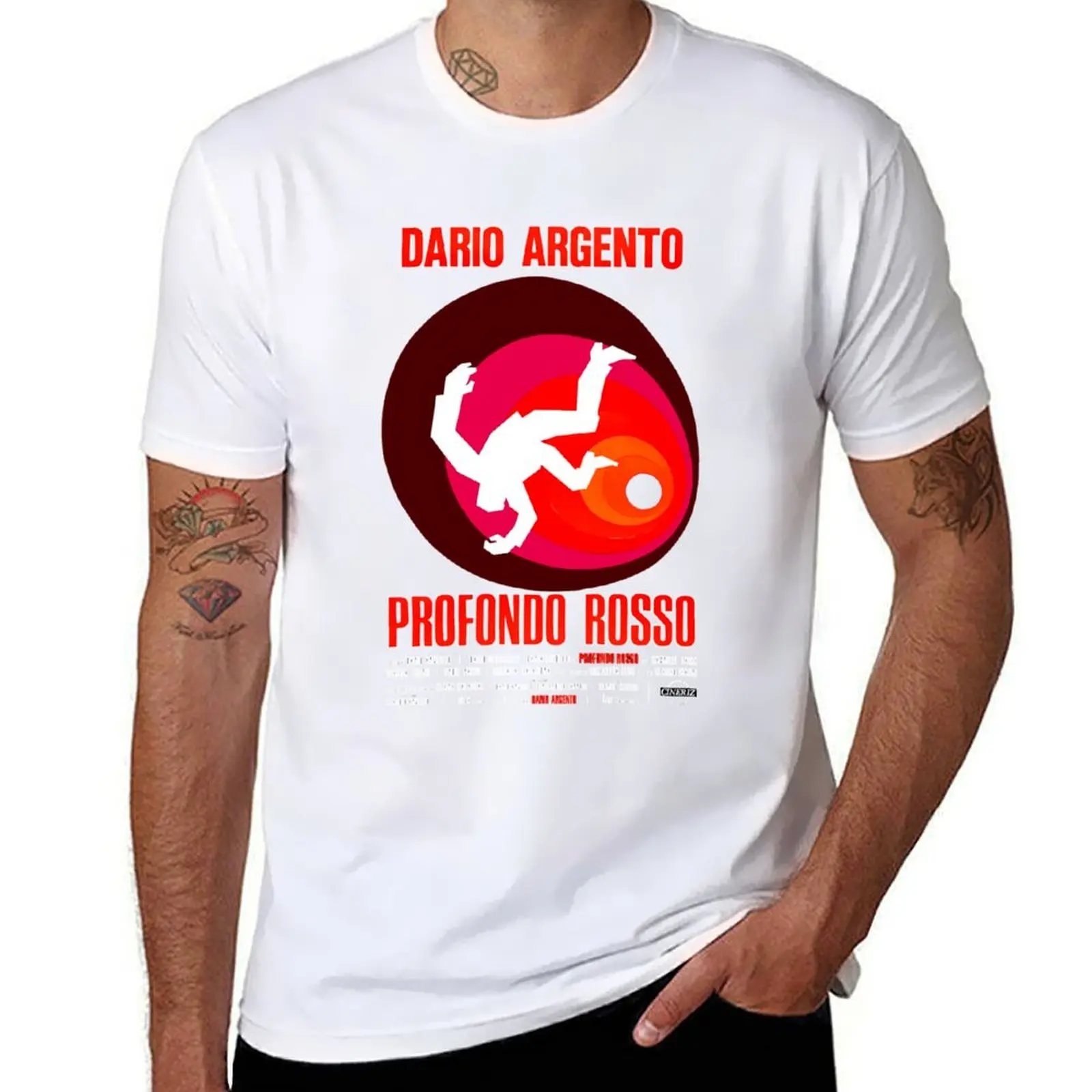 

Profondo Argento Rosso T-Shirt g man t shirts for men t shirt for man 100 percent cotton T-Shirt
