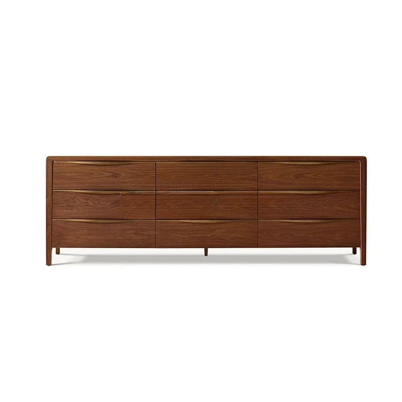 

Living room sofa 6 chest cabinet dining side storage cabinet North American walnut simple entrance