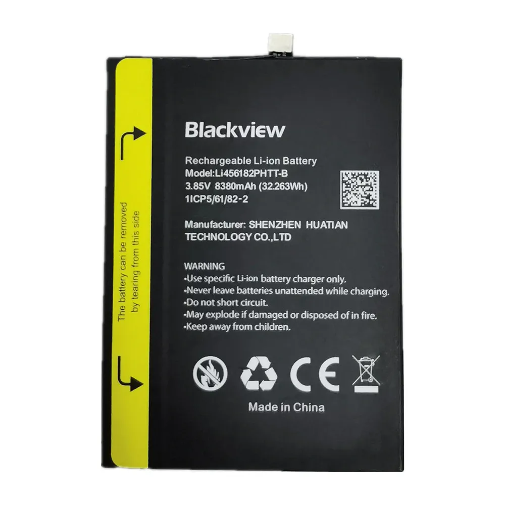 Li456182PHTT-B BL8800pro For Blackview BL8800 Battery BV8800 BL8800 Pro Original Bateria 8380mAh Mobile Phone + Free Tools