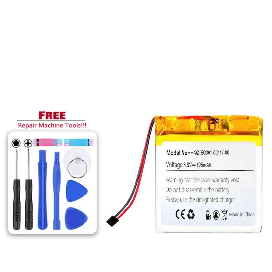 160mAh-180mAh Battery 361-00117-00(401920) 361-00108-00 For GARMIN Forerunner 35 Approach S40 For Vivoactive 3 4S