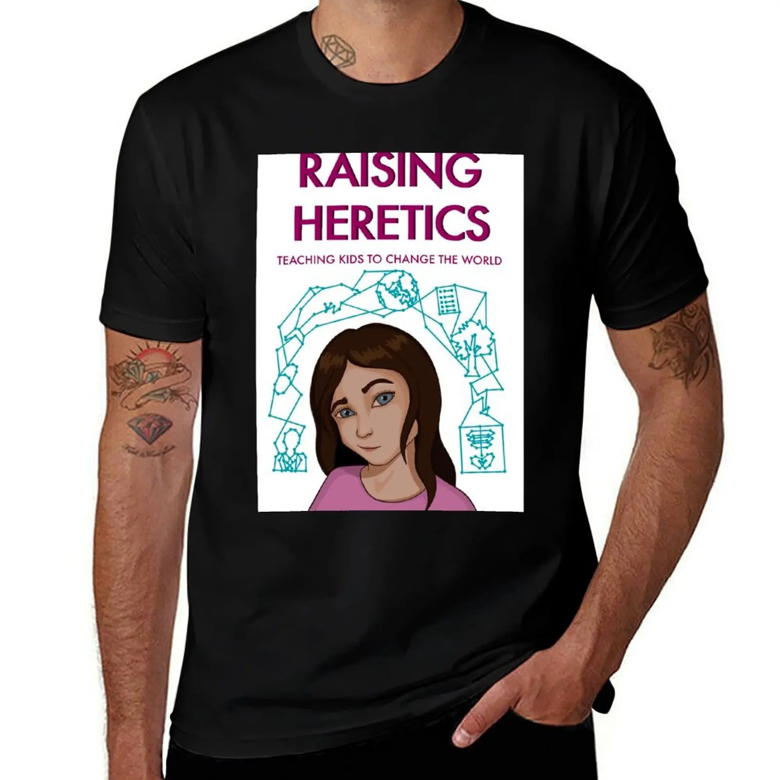

Raising Heretics Merch T-Shirt Modern Style Print T-Shirt