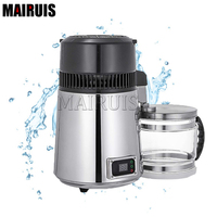 Pure Water Distiller 4L Dental Distilled Water Machine Filter Stainless Steel Electric Distillation Purifier Jug 110V 220V