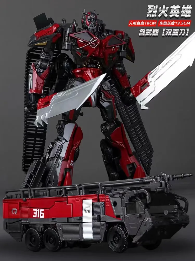 Robot de transformación de juguete para niños, robot de coche, modelo de estatuilla de coche de aleación