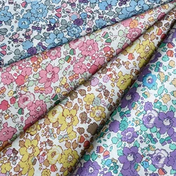 Betsy çiçek 60S Tissun liberty pamuk kumaş çocuklar için bebek dikiş bez elbiseler etek DIY el yapımı tasarımcı Patchwork metre