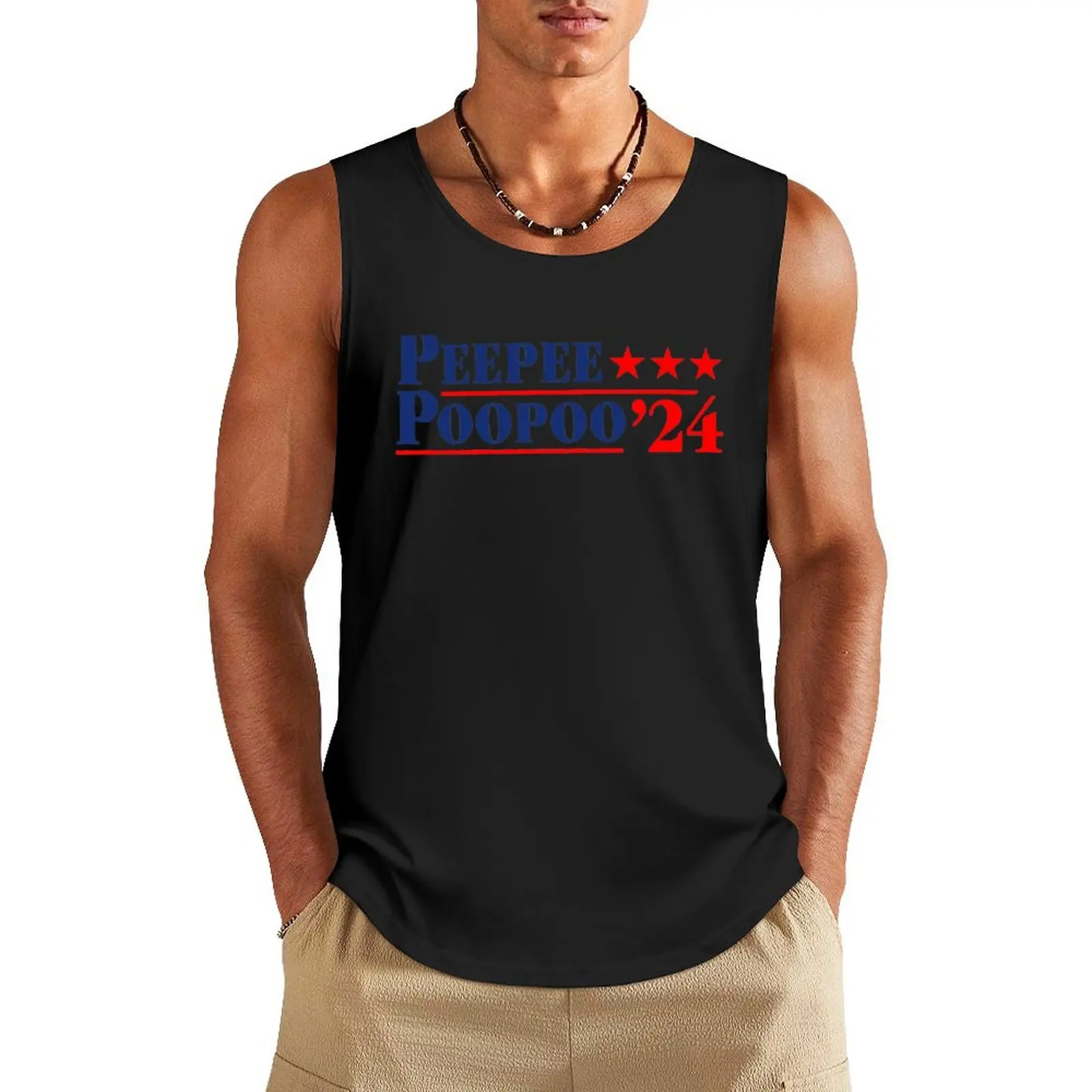 

PeePee PooPoo 2024 Tank Top gym clothes man Men's clothing brands best selling products