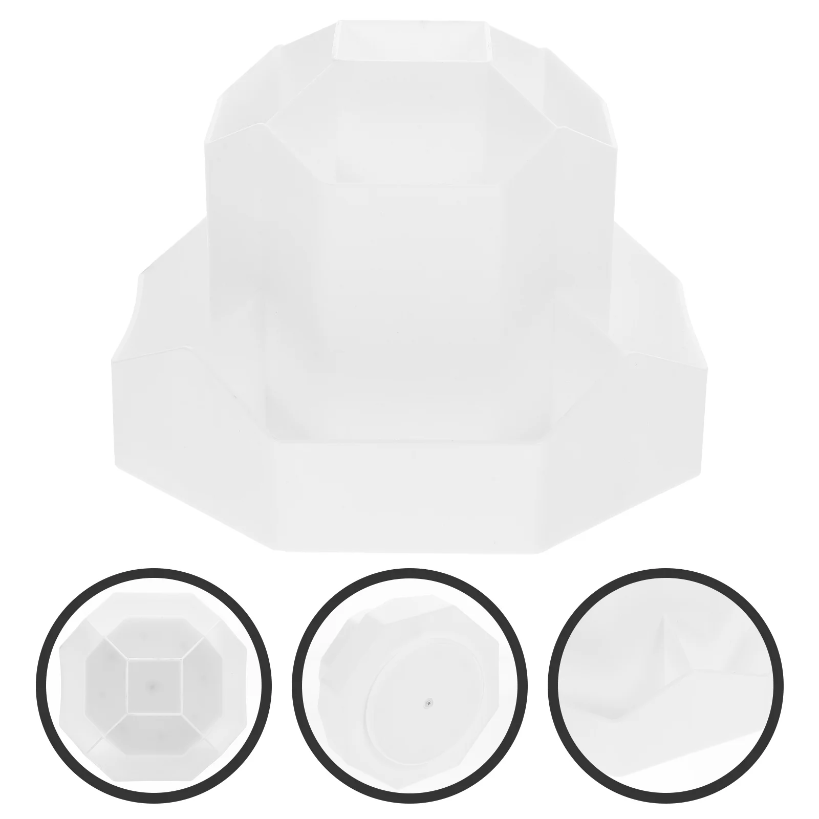 

Rotating Pen Holder Multi-Function Desktop Organizer for Office Home Bathroom Kitchen Storage 360 Degree Turntable Stationery